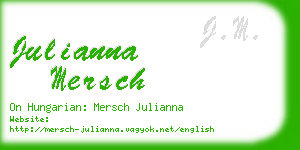 julianna mersch business card